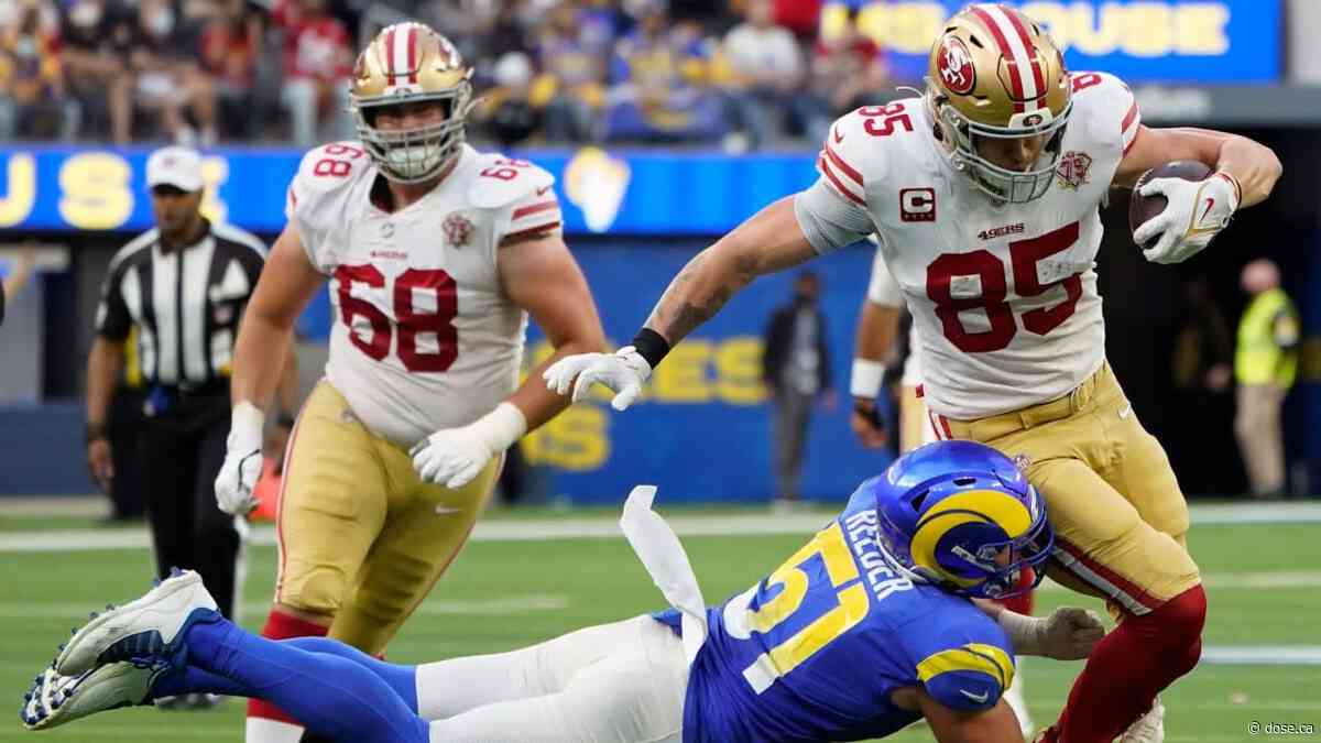 The 49ers arrive in Melbourne for a historic showdown against the Rams