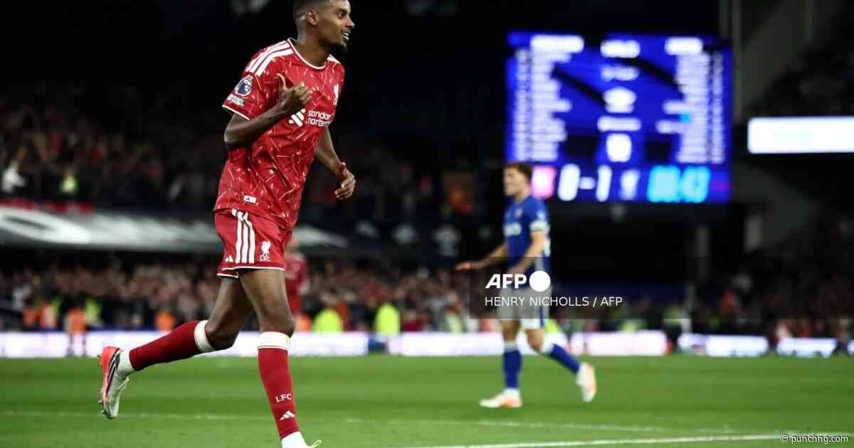 EPL: Isak scores brace as Liverpool beat Ipswich 2-0