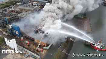Large fire at shipyard extinguished after two days