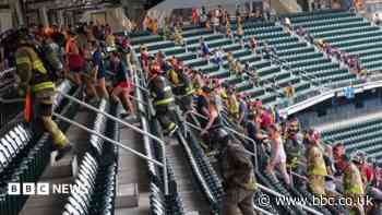 Firefighters take on US challenge in 9/11 tribute