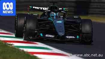 George Russell hits back for Mercedes in Monza practice
