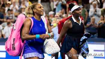Live updates from Serena and Venus Williams' doubles match at the US Open