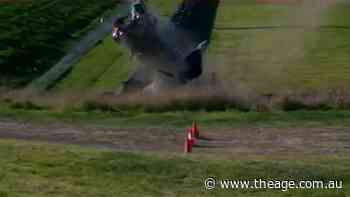 Driver walks away from monster crash