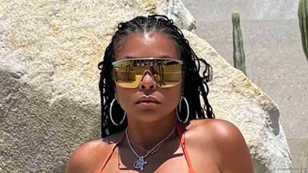 Taraji P Henson, 55, scintillates in skimpy orange bikini on a girls' getaway in Cabo San Lucas