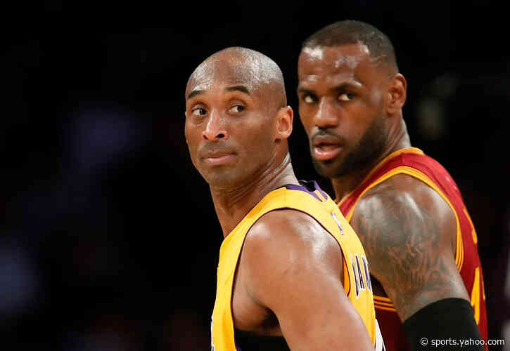 LeBron James-Kobe Bryant 1-of-1 autographed jersey patch card goes to auction after sitting in private collection for nearly 20 years
