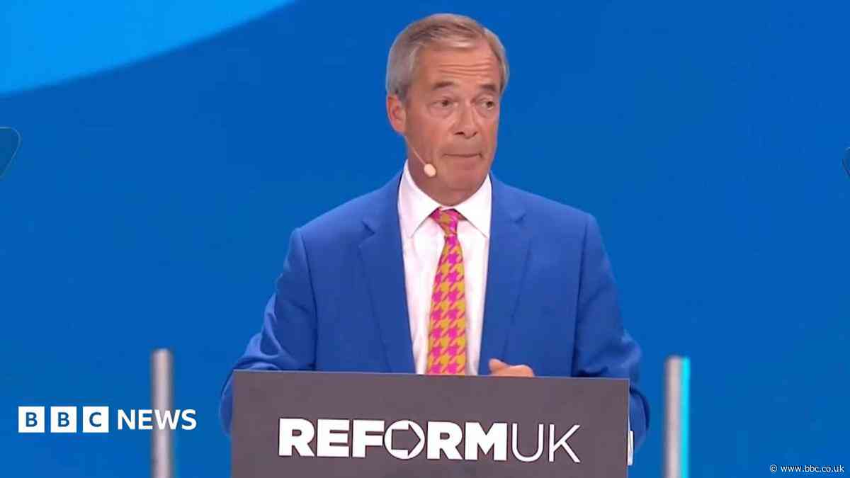 Reform has faced a 'campaign of attacks', Farage says