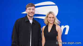 MrBeast, Karl-Anthony Towns, more lead celebrity sightings at the 2026 US Open
