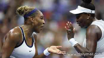 Serena and Venus Williams implode at the US Open as iconic sisters are knocked out of women's doubles in heartbreaking fashion