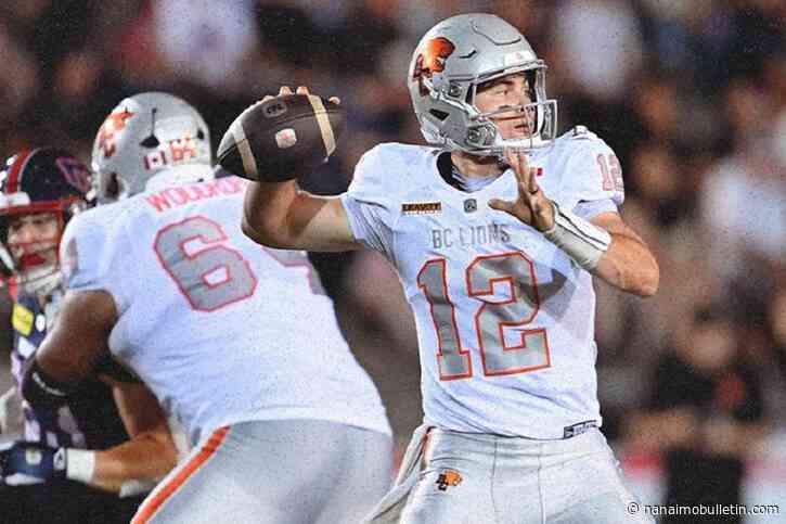 B.C. Lions see 5-game win streak end in 37-30 loss to Montreal Alouettes