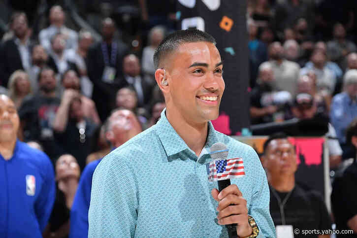 Spurs announcer back with team after allegation of affair with player’s sister