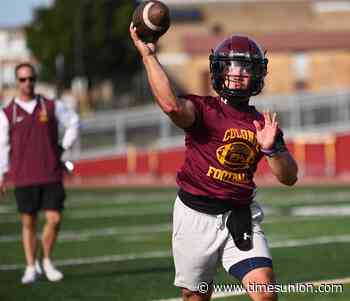 Colonie's defense forces 7 turnovers to stun Albany in Class AA opener