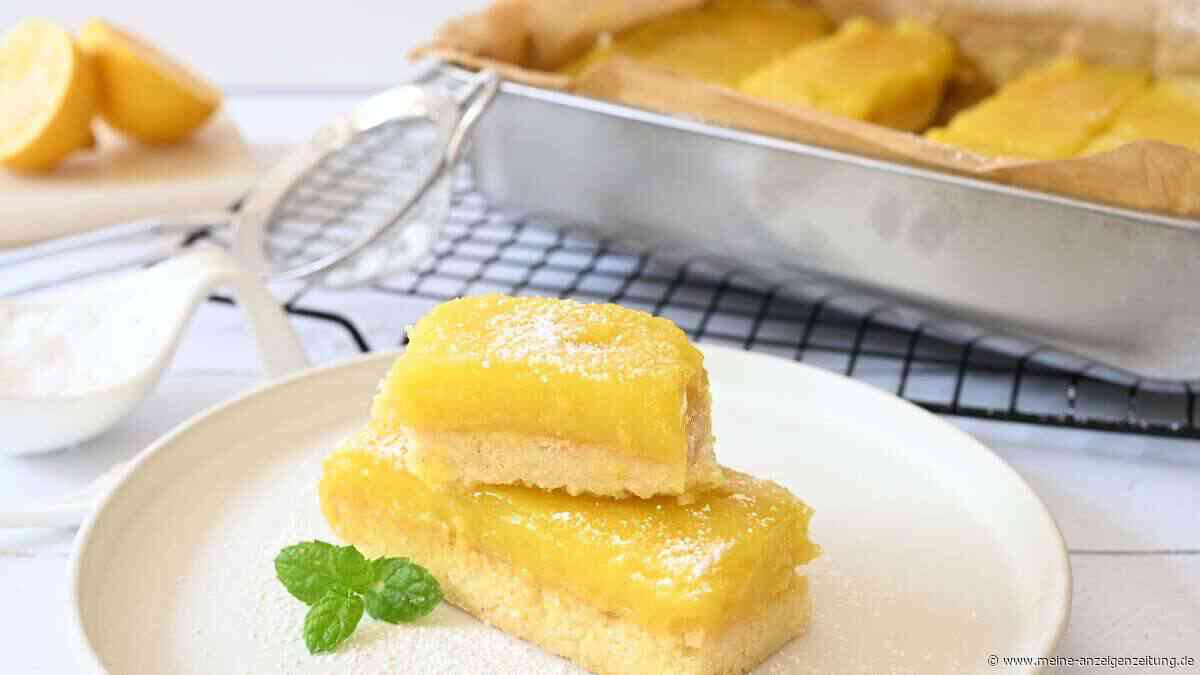 Leckere Zitronenschnittchen: Lemon Bars New York Style