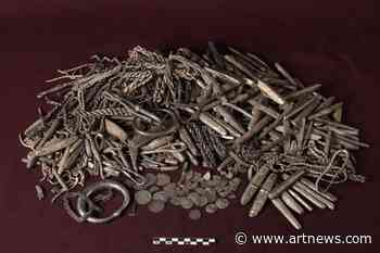 Enormous Hoard Of Viking Silver Found In Danish Guy’s Garden