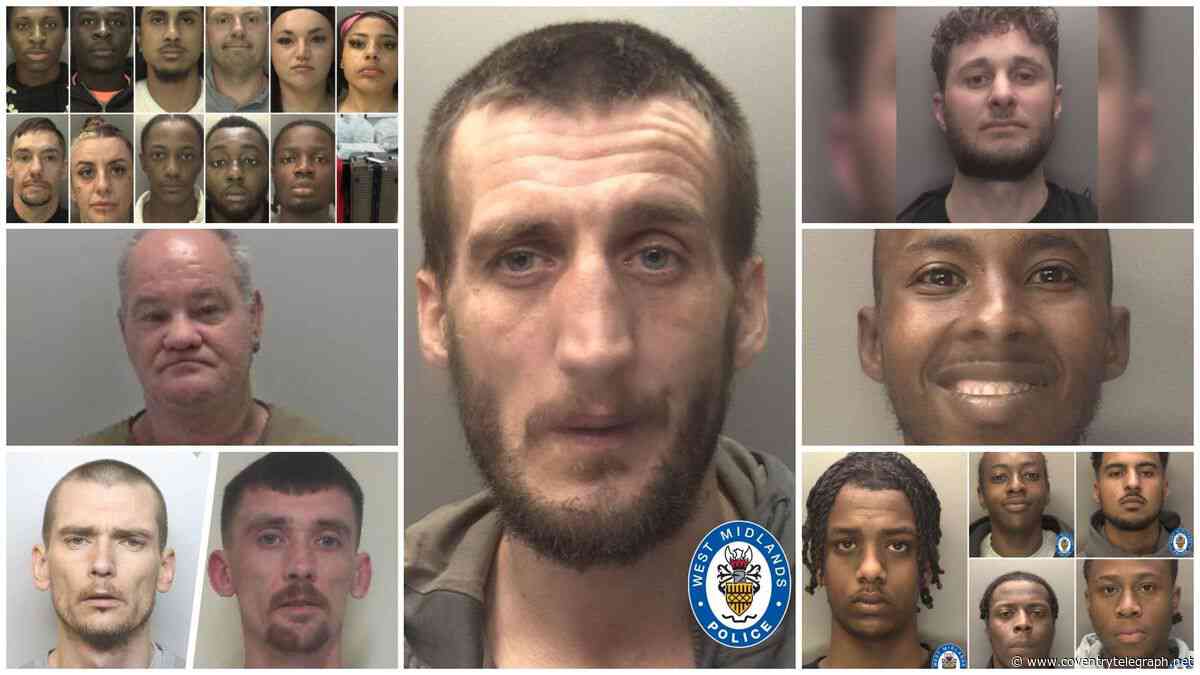 Coventry and Warwickshire criminals jailed in August including murderers