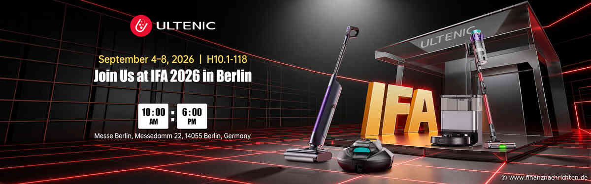 Prosceic: Proscenic und Ultenic präsentieren auf der IFA 2026 ein Smart-Cleaning-Portfolio für das ganze Zuhause