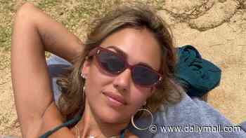 Jessica Alba, 45, flaunts her fit physique in tiny crochet bikini amid Italian getaway with younger boyfriend Danny Ramirez, 33