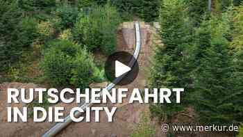 In dieser deutschen Stadt können Besucher eine Rutsche in die Innenstadt nehmen
