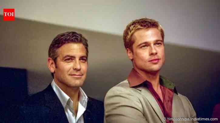 Brad Pitt jokes about George Clooney’s dancing skills