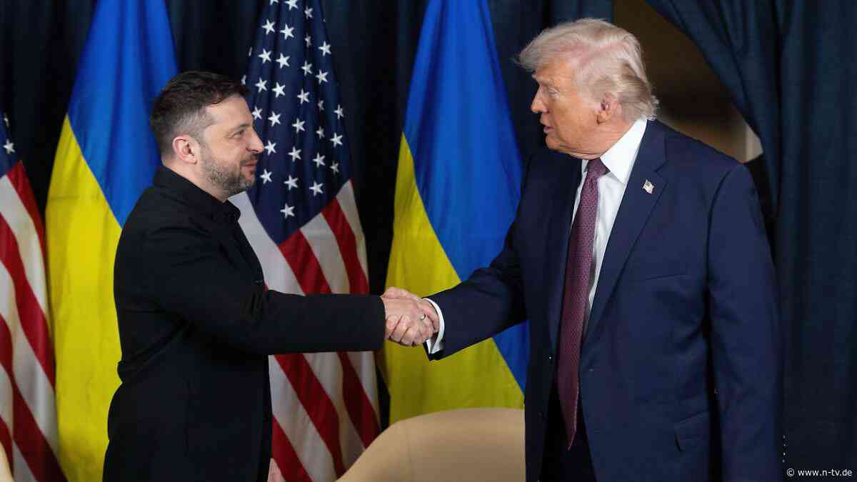 US-Gesandte erstmals in Kiew: Trump verspricht Selenskyj: "Wir haben eine Idee für Frieden"