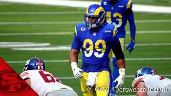 49ers news: Aaron Donald will travel with Rams to Australia, but Week 1 status remains unclear