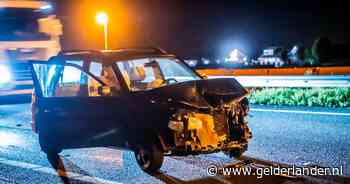 Bestuurder gewond bij ongeval op A12 bij Duiven