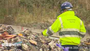 Hunt to find 400-tonne waste dump culprits