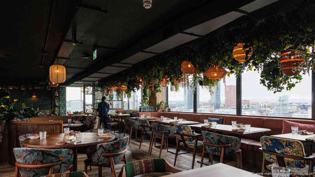 Inside the new rooftop bar and restaurant with Southeast Asian cooking and breathtaking views of Manchester