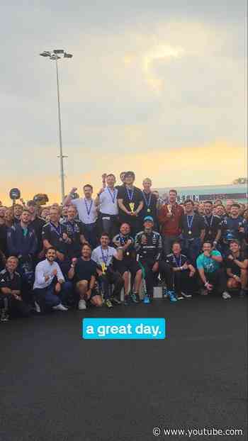 The importance of team spirit 💪Taking the Team karting was a special day for George 🩵 #f1