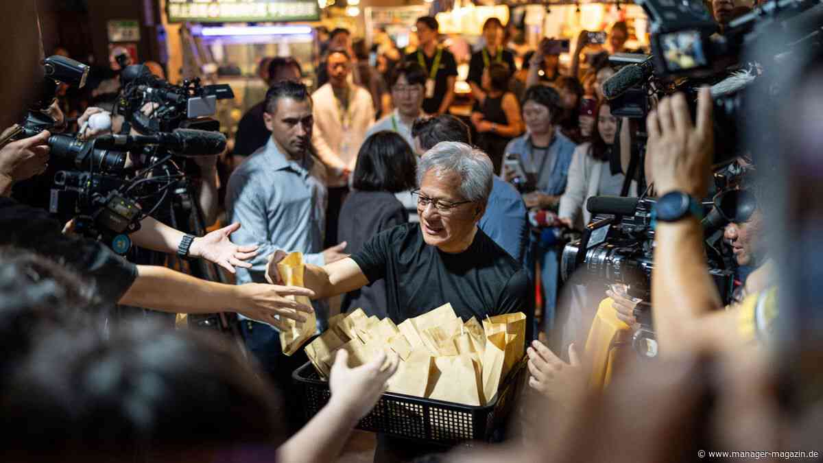 Nvidia: Jensen Huang wird in Taiwan zum Popstar der Chipindustrie