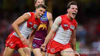 Sydney Swans stun reigning back-to-back premiers Brisbane by 53 points in massive SCG qualifying final boil over despite losing five of their best players to sexual assault scandal