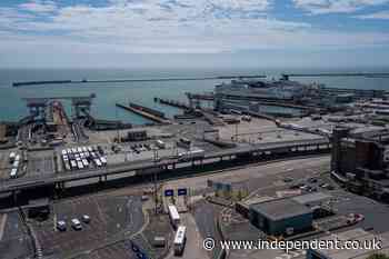 Masked protesters block access to Port of Dover