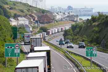 Masked demonstrators block traffic in and out of Port of Dover