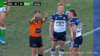 Kick-off hit leads to sin bin