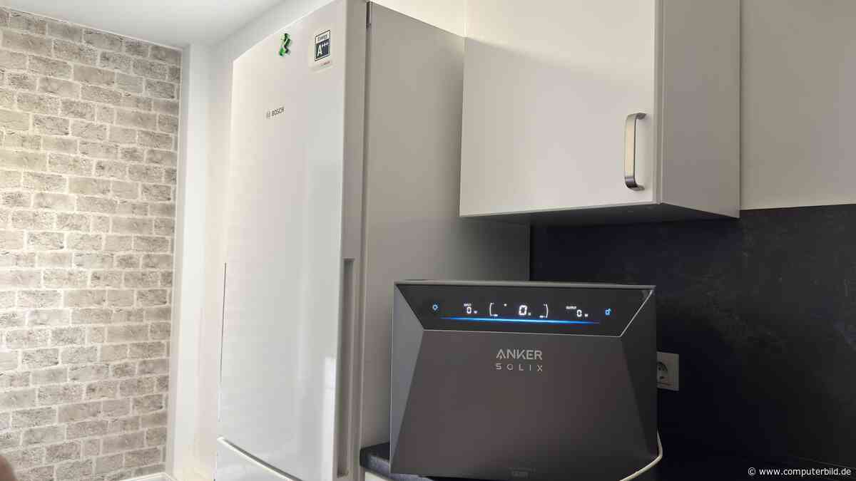 So lange versorgt die Anker Solarbank 4 Pro einen Kühlschrank