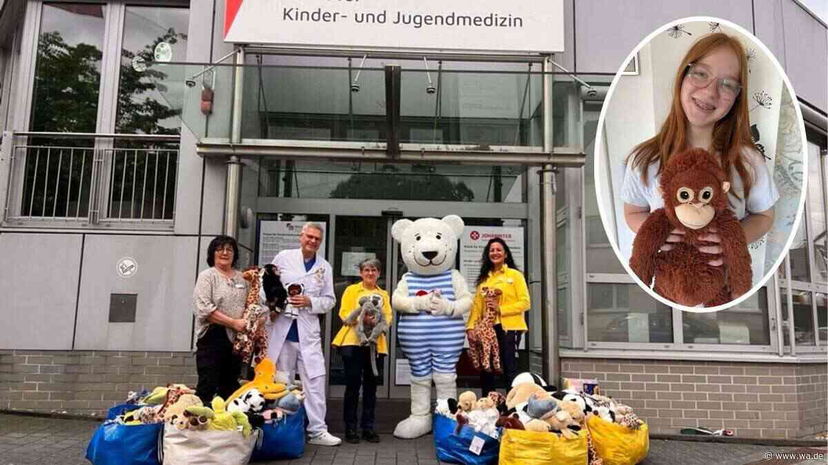 Kuscheltiere für kranke Kinder: „Moritz hat mir die Angst genommen"