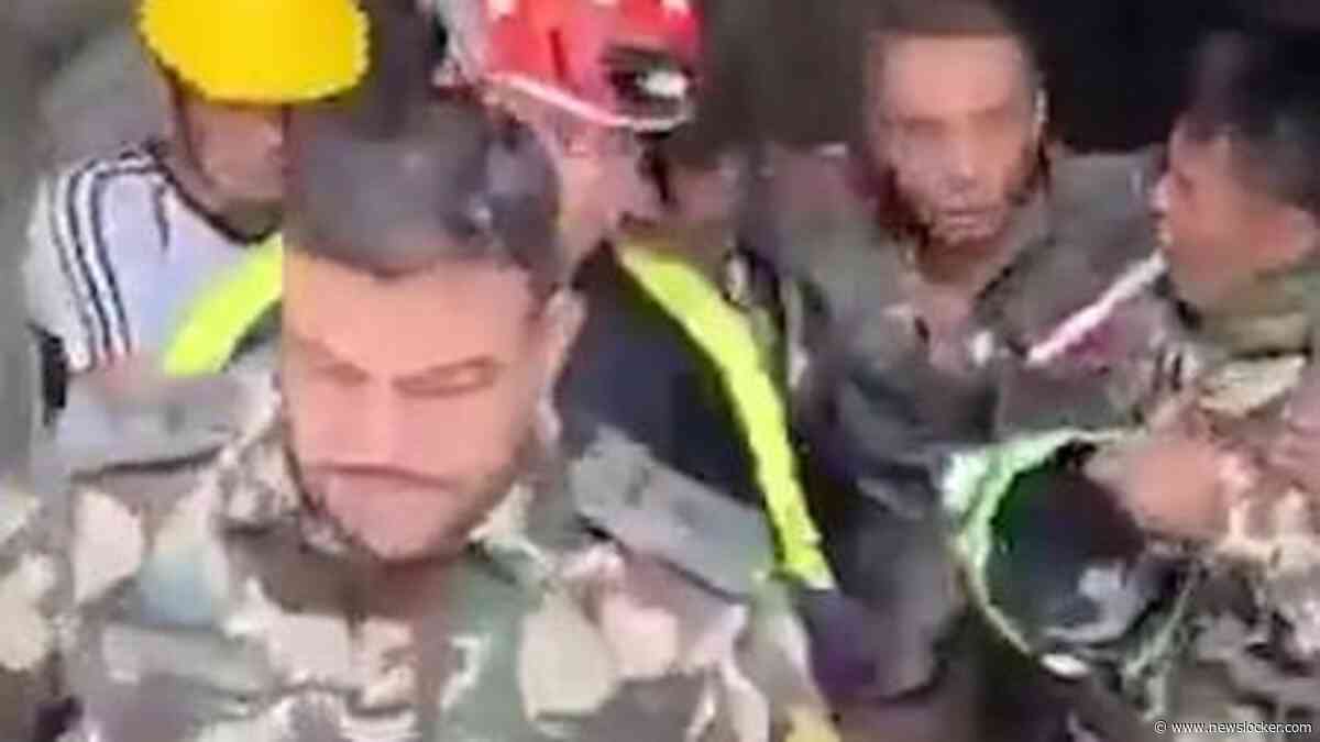 Chinese man eindelijk vrij, na een week in een tunnel in Nepal vast gezeten te hebben
