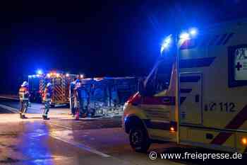 A 4 bei Hainichen: Crash und Verletzte auf der Autobahn