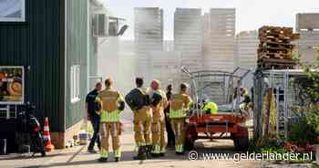 Gewonde bij brandje bij fruitteler in Buren
