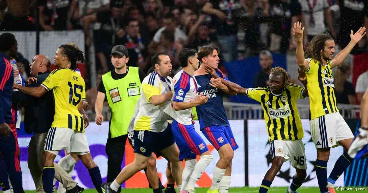 Greenwood, Guendouzi handed bans after Fenerbahce-Lyon brawl