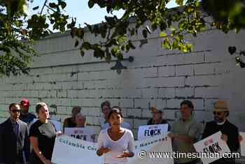 ‘Get the Flock out’: Officials, activists rally to remove Flock cameras in Columbia County