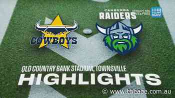 NRL Highlights: Cowboys v Raiders - Round 27