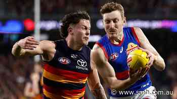 AFL LIVE: Dogs, Crows go blow-for-blow in knockout final after Nicks’ joke about his coaching future