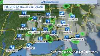 Spotty showers possible through Saturday afternoon and evening