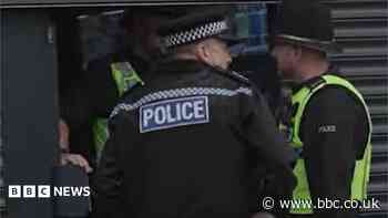 Illegal goods and dog seized in high street raids