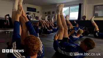 Yoga session ahead of Lye Town's FA Cup date