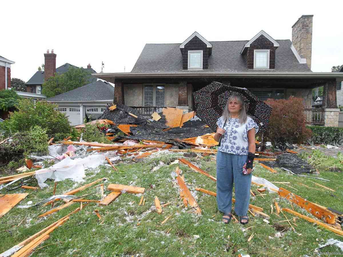 Tornado touched down in Detroit, tore through east Windsor, investigators confirm