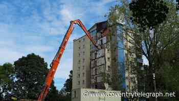 Demolition begins on Coventry Silent Witness flats at to make way for retirement housing