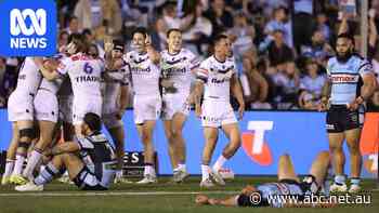 Storm claim last-gasp win after young winger stretchered off