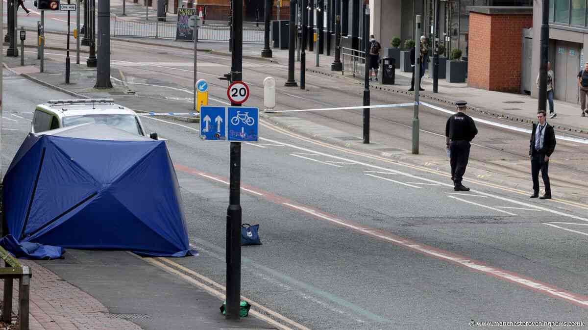 Tragedy outside Piccadilly Station as man dies after being rushed to hospital