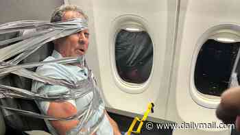 American Airlines passenger from hell DUCT-TAPED to seat on flight forced to divert over his terrifying tirade